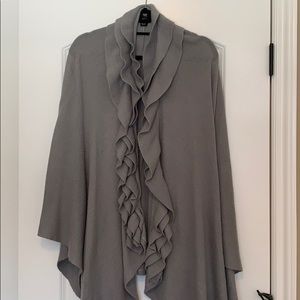 Grey women’s shawl